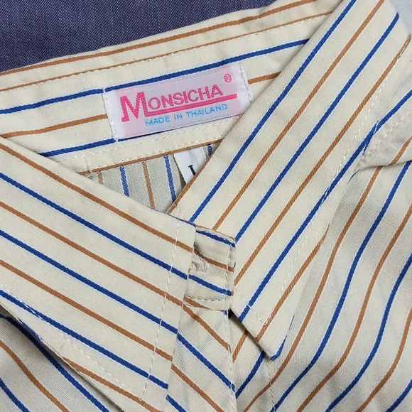 Monsicha Tops - Monsicha Off-white shirt